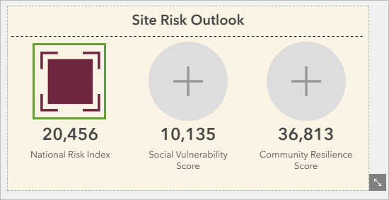 National Risk Data shape updated on infographic