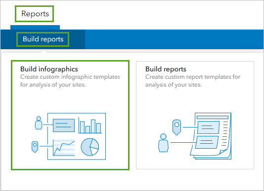 Build infographics option