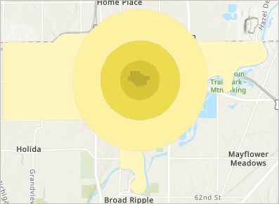 Layer symbology updated to Esri Yellow 1.