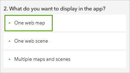 One web map