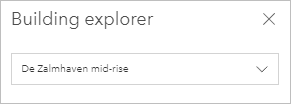 Builder explorer drop-down list
