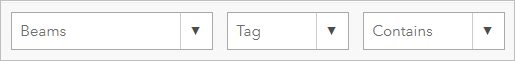 Form the search Beams Tag Contains.
