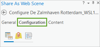 Configuration tab