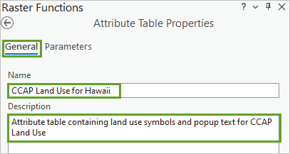 General properties