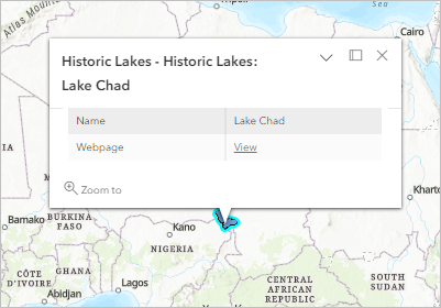 Pop-up for Lake Chad