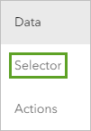 Selector tab