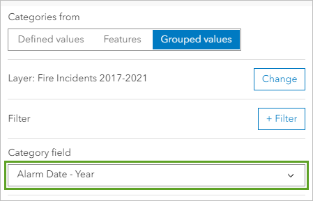 Category field parameter