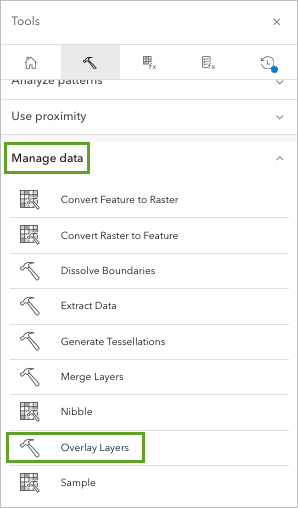 Overlay Layers tool