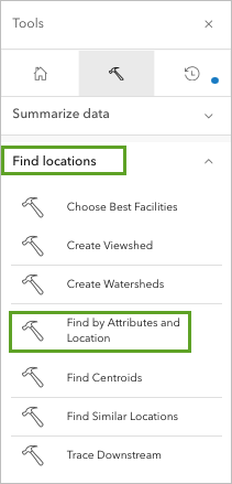 Find by Attributes and Location