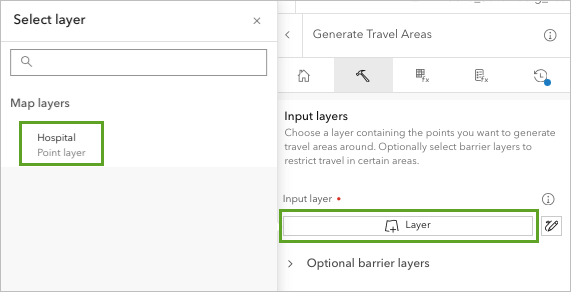 Add Hospital as input layer.