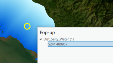 Salty water pop up
