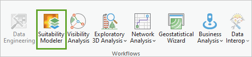 Suitability Modeler button