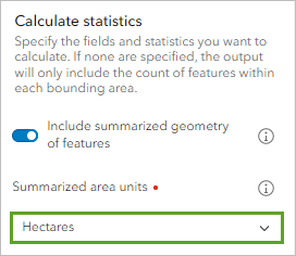 Calculate statistics parameters