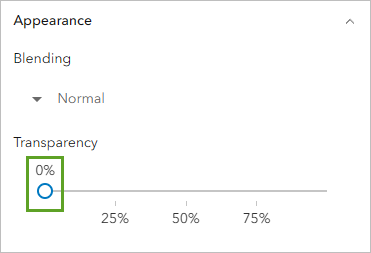 Transparency set to 0