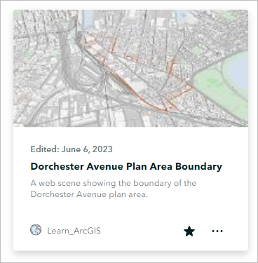 Dorchester Avenue Plan Area Boundary item card