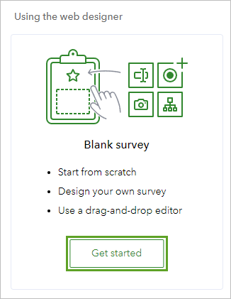 Button to Start Over a Survey