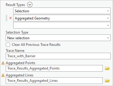 Trace with multiple result types