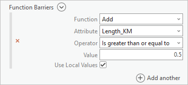 Function Barriers parameters