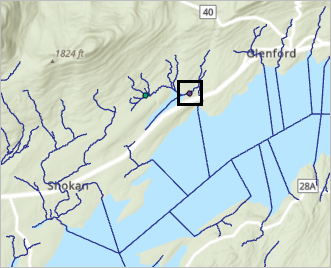 Storm Drain Origin point on map