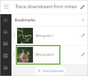 Click the Mining site 2 bookmark.