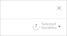 Selected variables listed in the Data Browser window