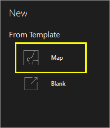 Map template