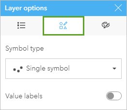 Layer Options button