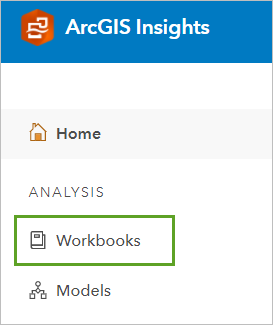 Workbooks tab