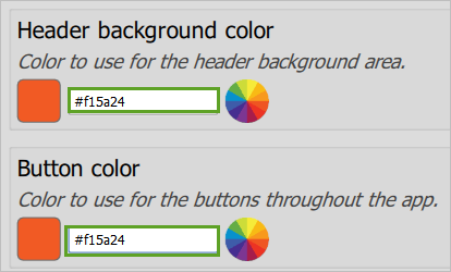 Update branding colors