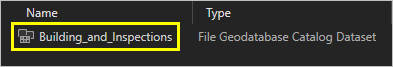 Building_and_Inspections catalog dataset