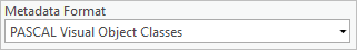 Metadata Format parameter