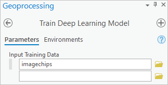 Input Training Data parameter