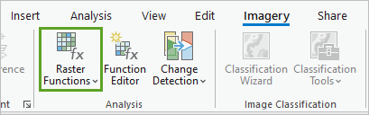 Raster Functions button