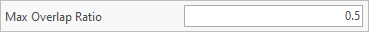 Max Overlap Ratio parameter