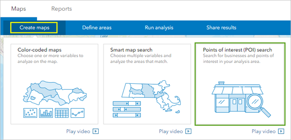 Point of interest (POI) search