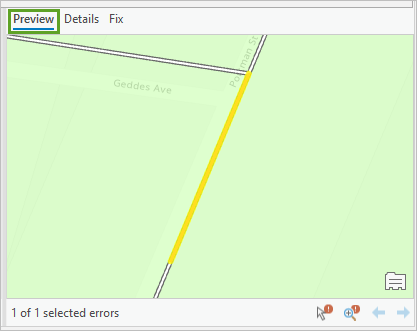 Self-overlapping line