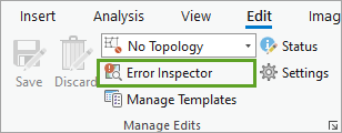 Error Inspector button