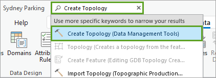 Create Topology search