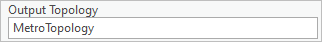 Output Topology parameter