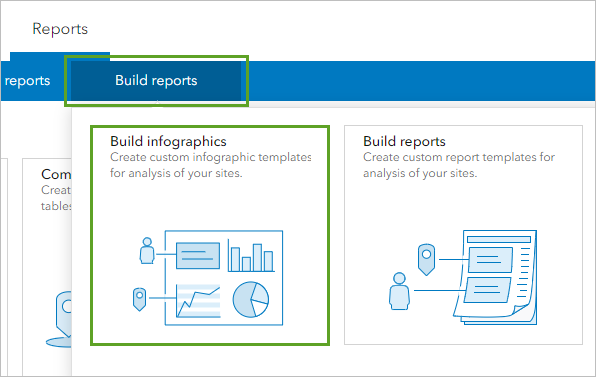 Build Reports on the ribbon