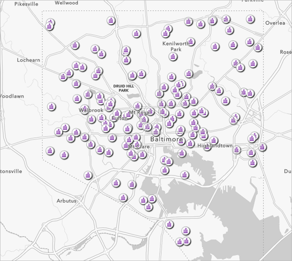 Public Schools layer visible on the map