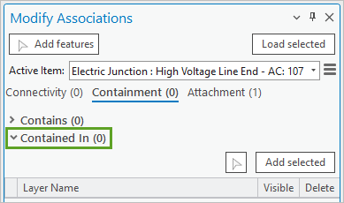 Contained In set to zero