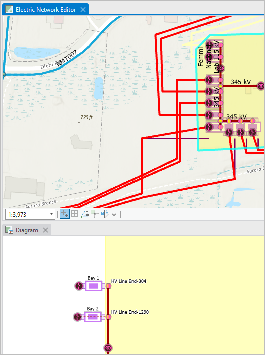 Maps display in a horizontal tab group.