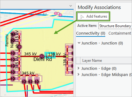 Add and select the substation.