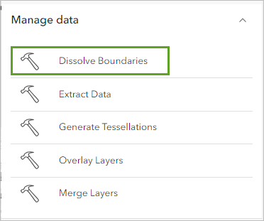 Dissolve Boundaries tool.