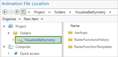 VisualizeBathymetry folder