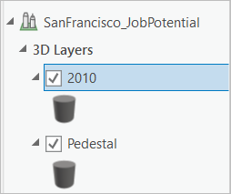 Layer name updated to 2010 in the Contents pane