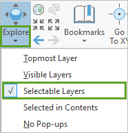 Choose the Selectable Layers menu option.