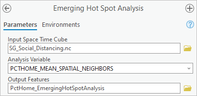 Emerging Hot Spot Analysis tool