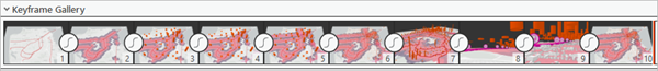 Keyframes 1 through 10